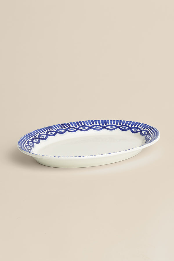 Design serving dish tressé