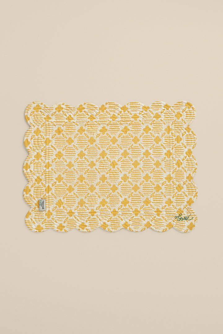 Reversible patterned placemat