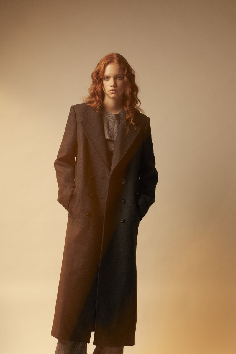 Long wool coat