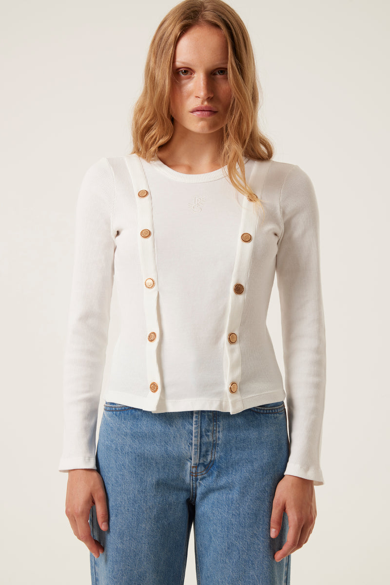 Top with press studs