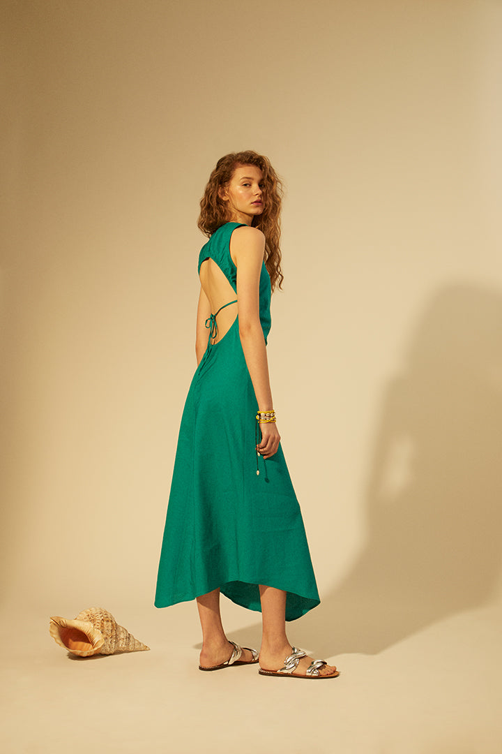 Long halter dress - Tresse Paris