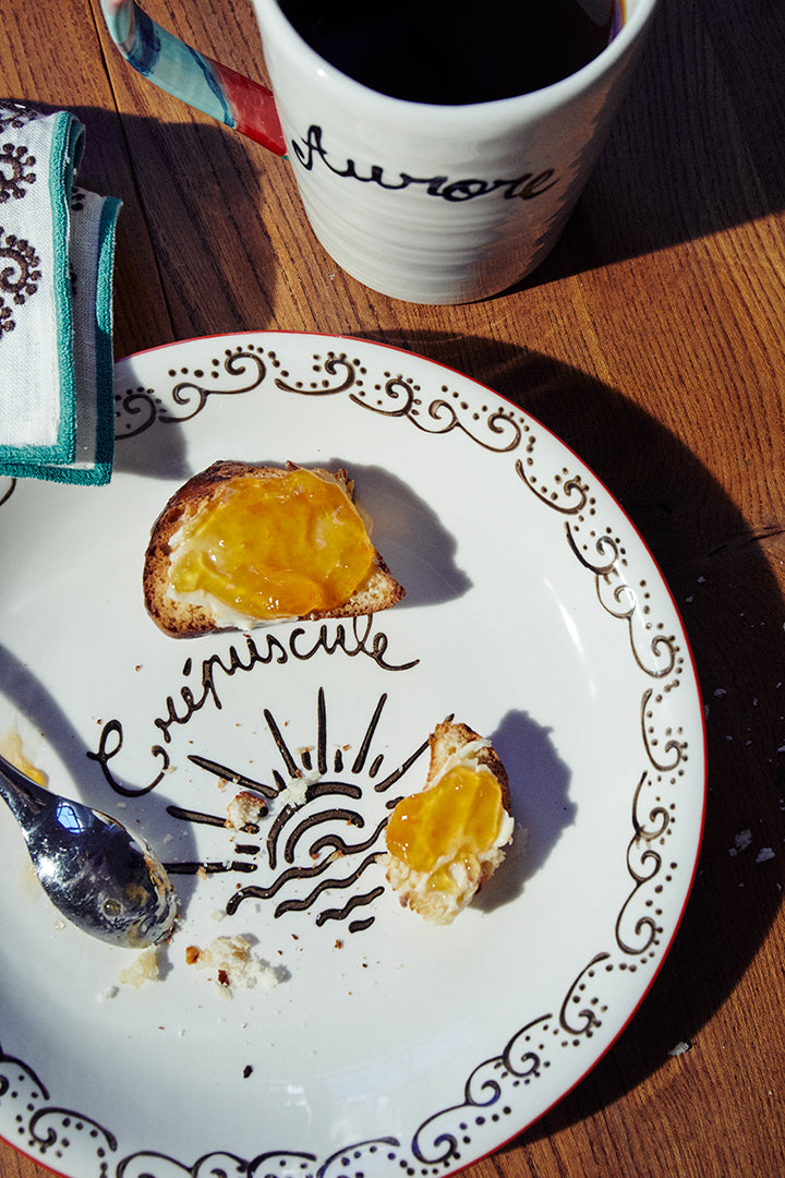 Dessert plate ALTA CREPUSCULE - Tresse Paris