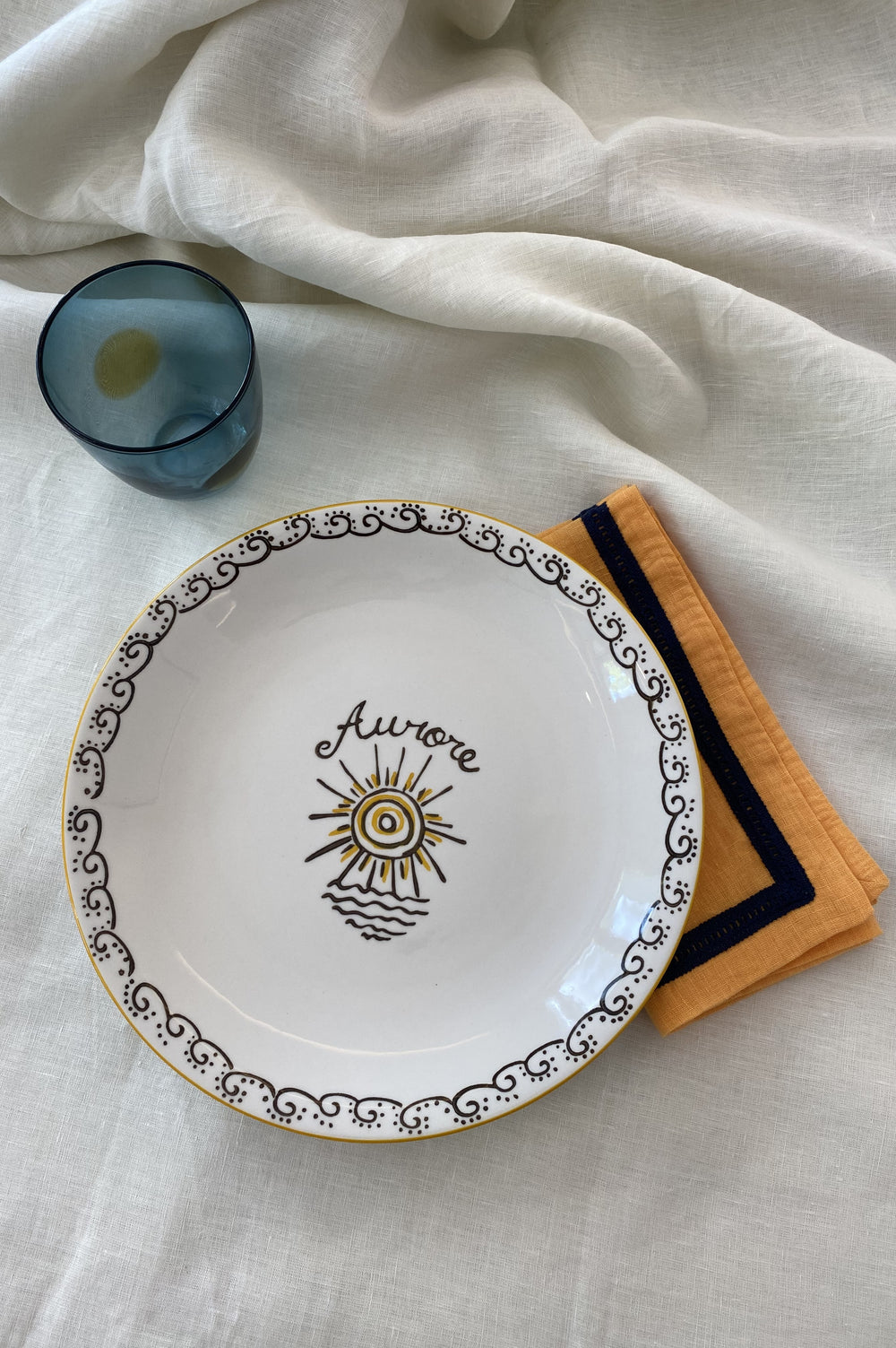 ALTALA AURORE dinner plate - Tresse Paris