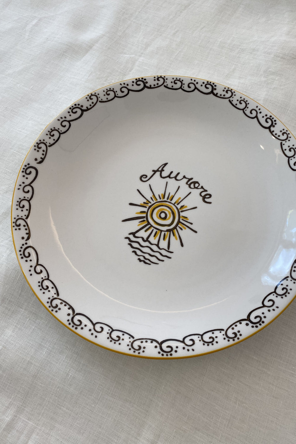 ALTALA AURORE dinner plate - Tresse Paris